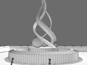 fountain 11 3D Model