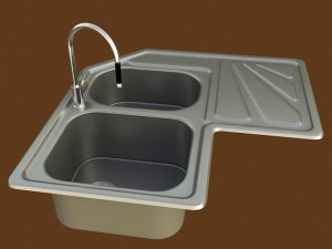kitchen sinkfoster corner 3D मॉडल