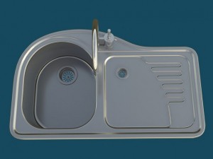 kitchen sink alveus futur 40 Modelo 3D