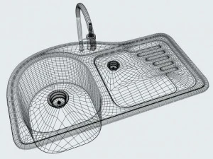 pia de cozinha alveus futur 40 Modelo 3D