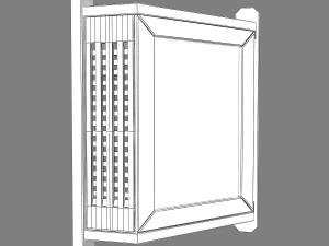 sauna light set 02 3D Model