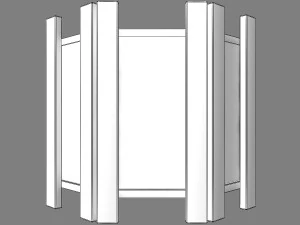 sauna light set 02 3D Model