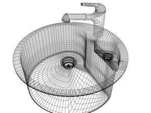 kitchen sinklongran moon r100 3D Model