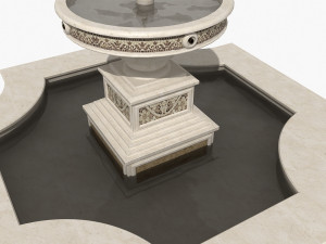 fountain 12 3D Модель