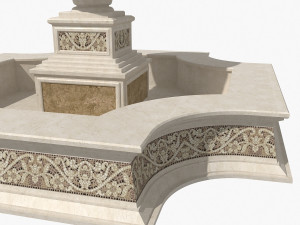 fountain 12 3D Модель