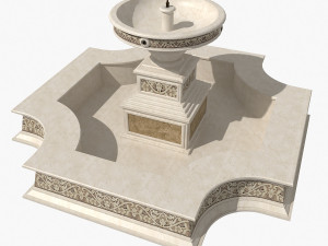 fountain 12 3D Модель