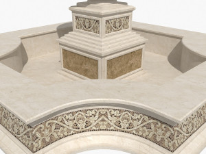 fountain 12 3D Модель