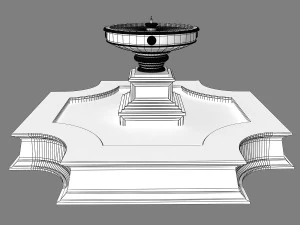fountain 12 3D Model