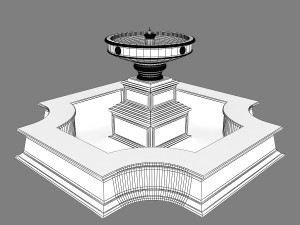 fountain 12 3D Модель