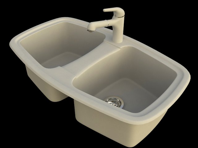 kitchen sinkgranmaster omega 3D मॉडल .c4d .max .obj .3ds .fbx .stl .blend 