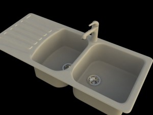 kitchen sinkblanco nova Modelo 3D