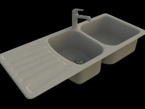 kitchen sinkblanco nova Modelo 3D