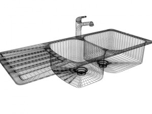 kitchen sinkblanco nova Modelo 3D