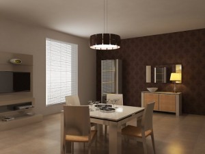dining room set diamond Model 3D