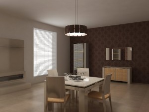 dining room set diamond Model 3D
