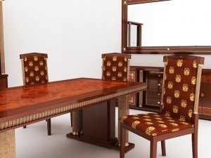 magna dining set 3D Модель