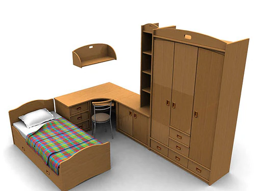 children set 3D Model .c4d .max .obj .3ds .fbx .stl .blend 