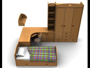 children set 3Dモデル