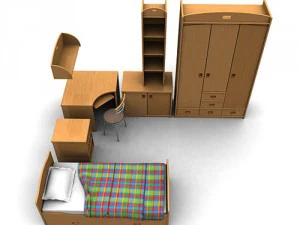children set 3D Model