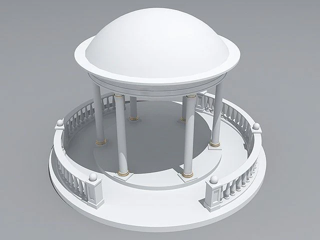 rotonda 3D Model .c4d .max .obj .3ds .fbx .stl .blend 