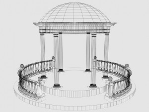 rotonda 3D Модель