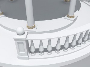 rotonda 3D Модель
