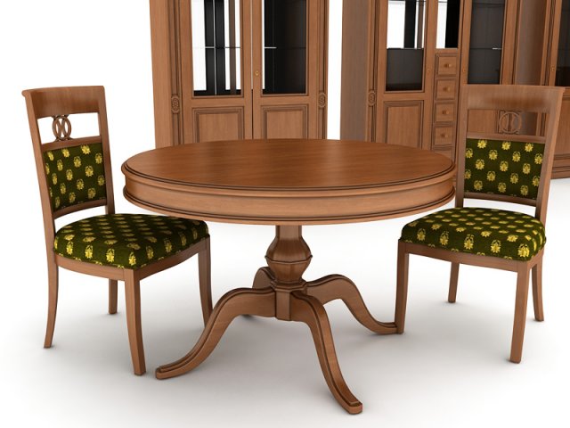 nfurniture set 3D Модель .c4d .max .obj .3ds .fbx .stl .blend 
