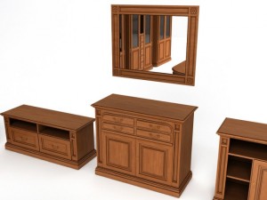 nfurniture set 3D Модель