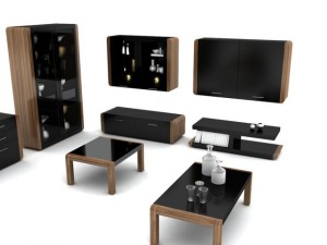 living room set polar 3D 模型