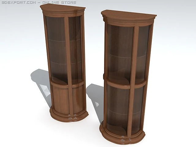showcase set 3D Model .c4d .max .obj .3ds .fbx .stl .blend 