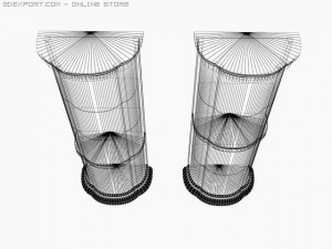 showcase set Model 3D