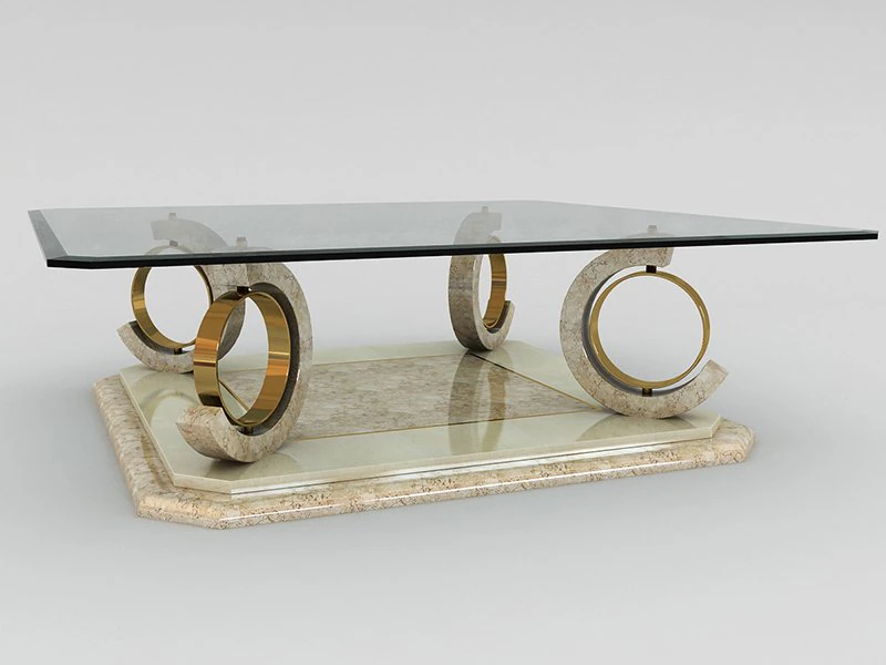 coffee table t770p 3D Model .c4d .max .obj .3ds .fbx .stl .blend 