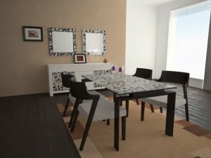 domitalia trend dining set1 3D Model
