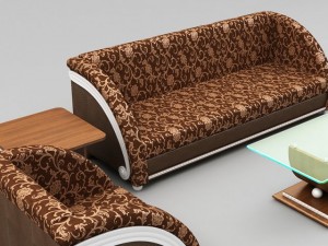 c5 composition of living room set 3D Model