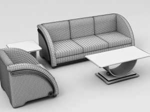 c5 composition of living room set 3D Model