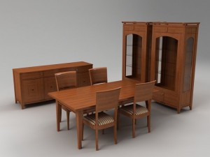 lsc dinning room set 3D Model