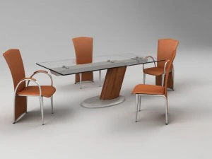 emsl dinning set 3D Model