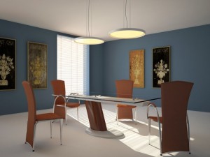 emsl dinning set Modelo 3D