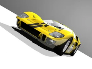 fordgt40 Modello 3D