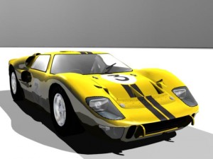 ford gt40 3Dモデル