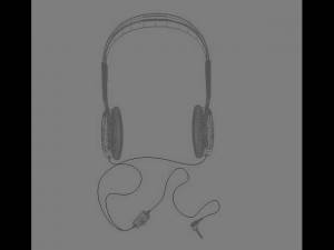 head phones koss Modelo 3D