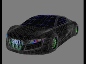 audi rsq Modelo 3D