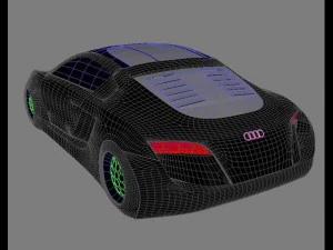 audi rsq Modelo 3D