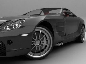 slr mclaren 3D मॉडल