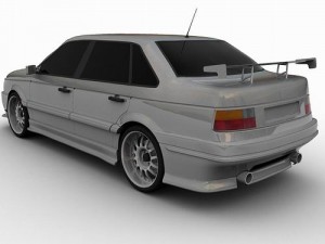 vw passat b3 tuned Modello 3D