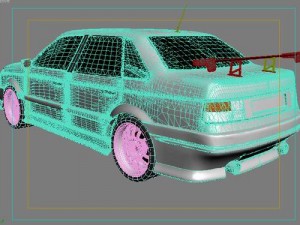 vw passat b3 tuned Modello 3D