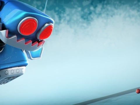 SuperBot - A magnifying mess Short Films