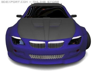bmw m6 3D 模型 .c4d .max .obj .3ds .fbx .stl .blend 