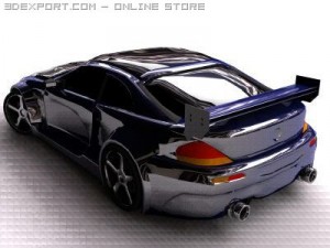 bmw m6 3D 模型