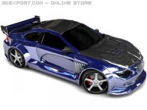 bmw m6 3D 模型